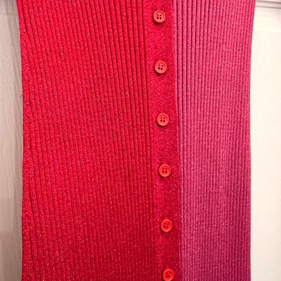 STAUD Shoko Colorblock Body-Con Ribbed Long Sleeve Sweater Dress - Picture 6 of 8